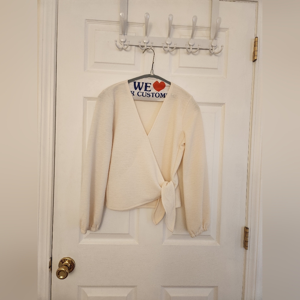 Madewell, Blouse, Cream, XXS